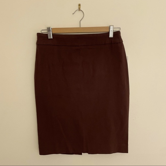 Cleo Petites | Merlot Pencil Skirt - Picture 4 of 8